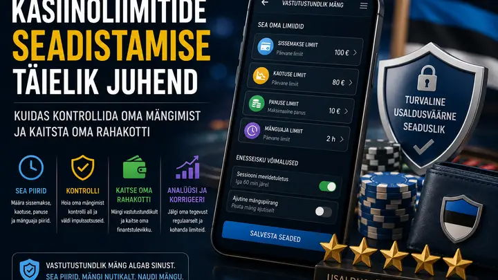 Kasiinolimiitide seadistamise täielik juhend: Kuidas kontrollida oma mängimist ja kaitsta oma rahakotti
