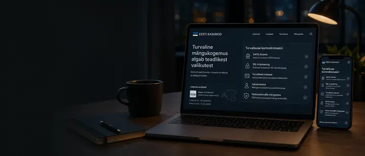 Parimad Eesti online kasiinod ja nende turvalisus: Eksperdi täielik teejuht ja analüüs